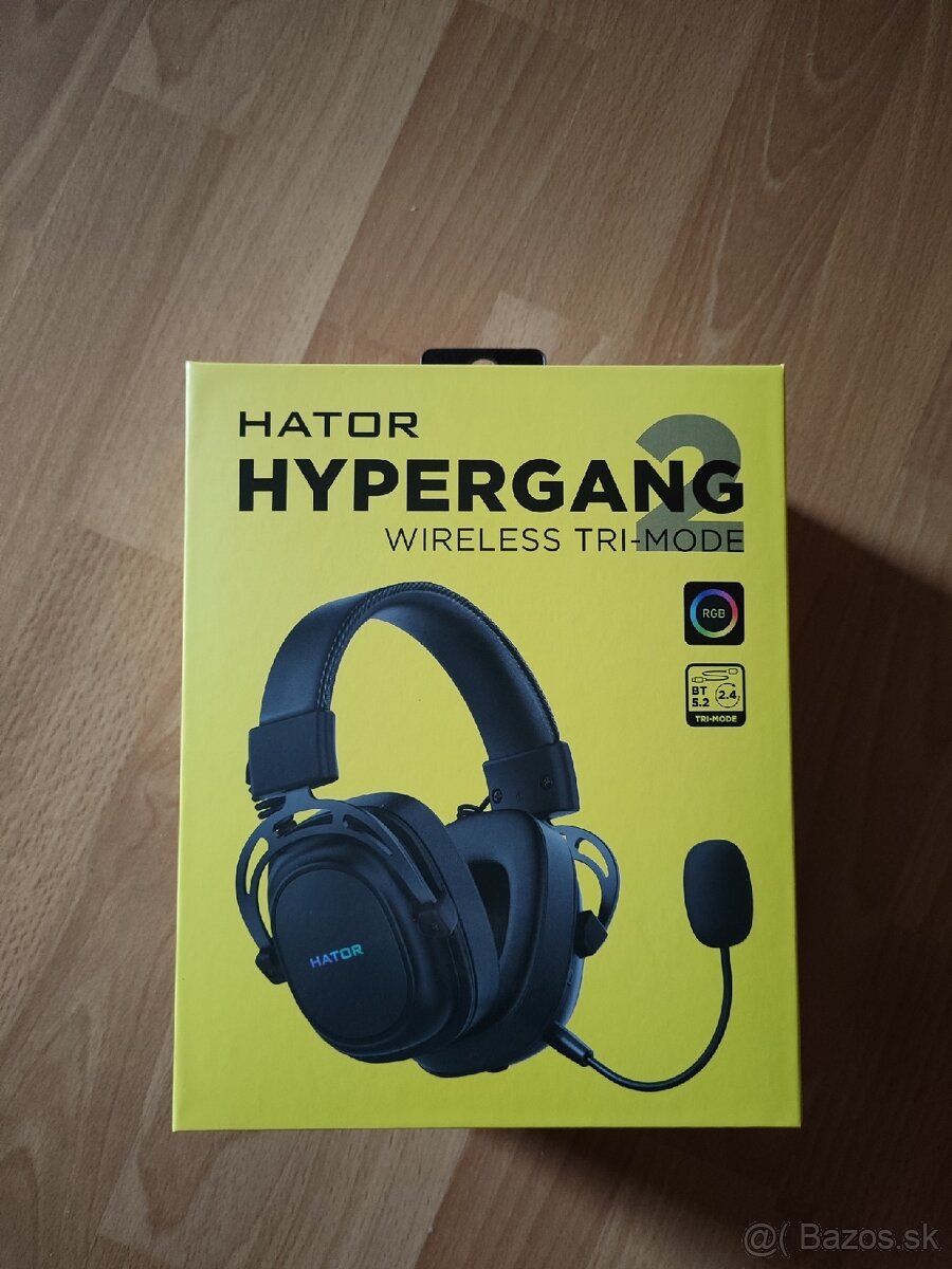 Predám slúchadlá HATOR Hypergang 2 wireless tri -mode