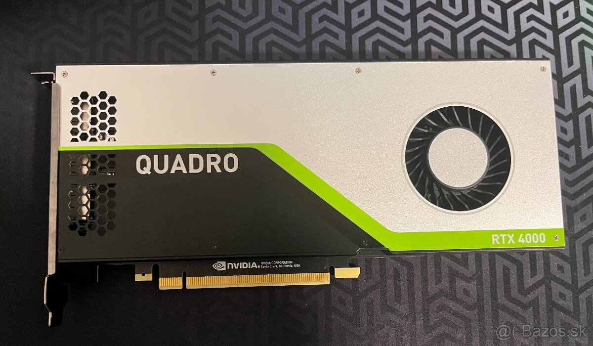 Quadro RTX4000 8GB / Display Port 1.4 a USB-C - GDDR6