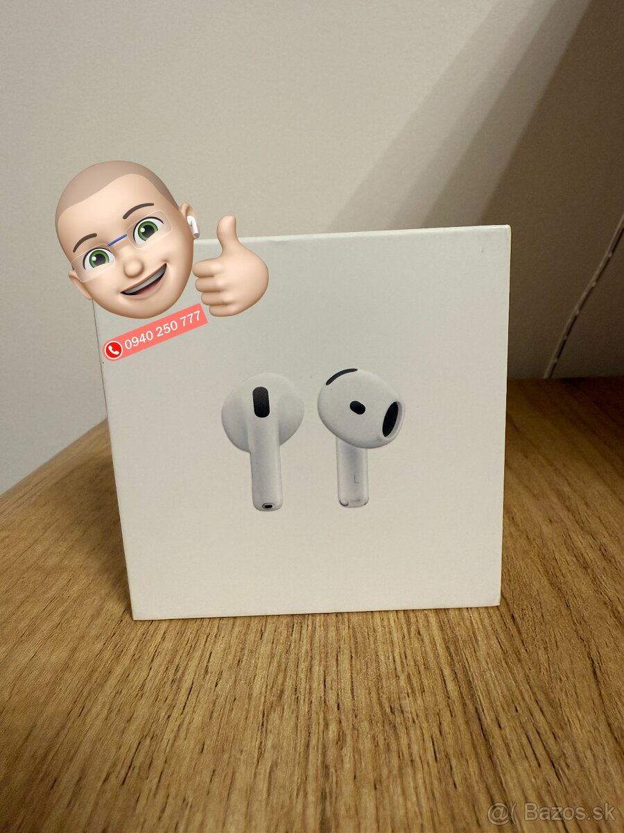 ☘️ [Originál] - Apple AirPods 4 - POSLEDNÝ KUS ⭕️ AKCIA