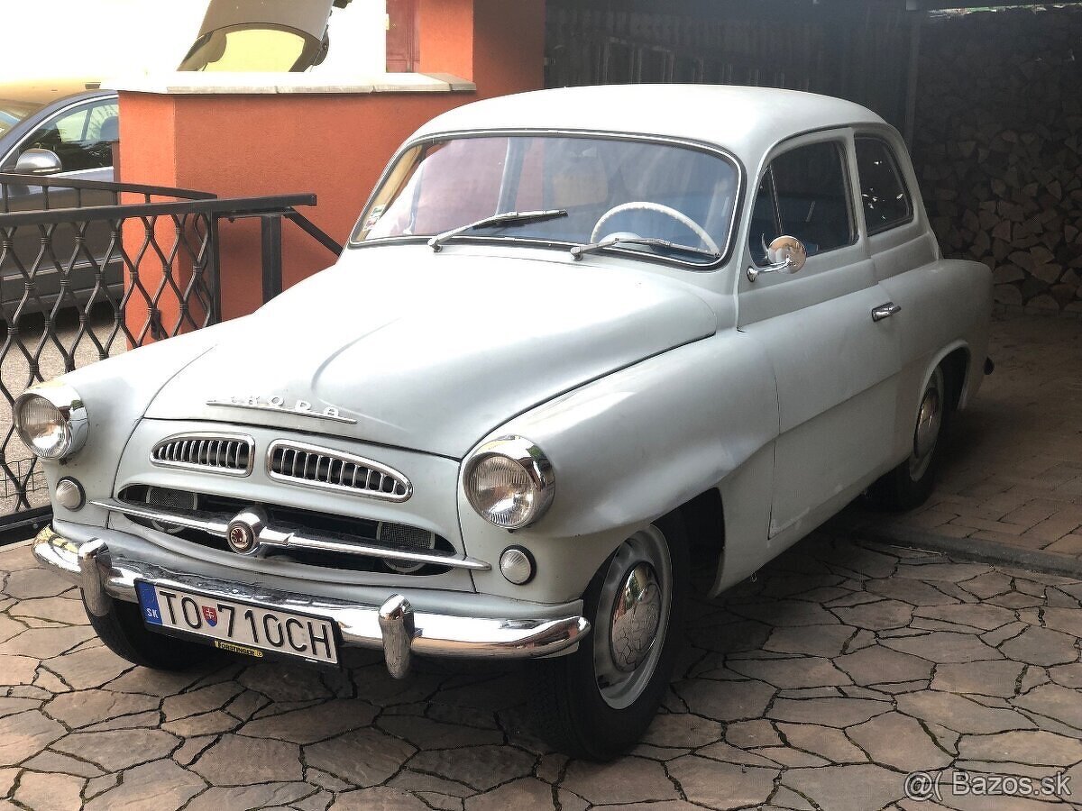 Skoda spartak 440 s TP ŠPZ 1957