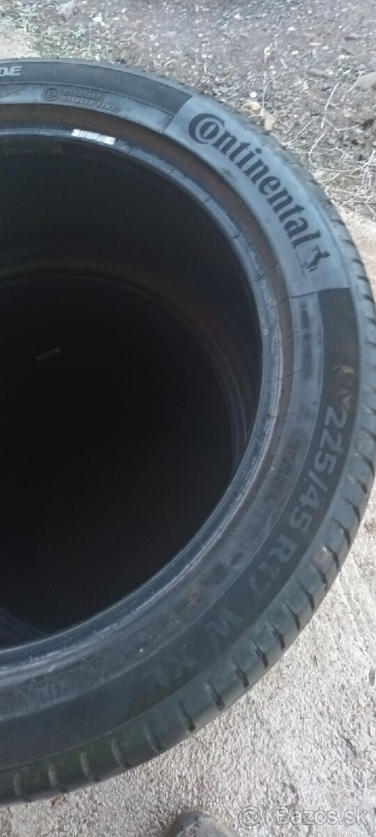 Predám Continental ultra contact 225/45 r17 w xl