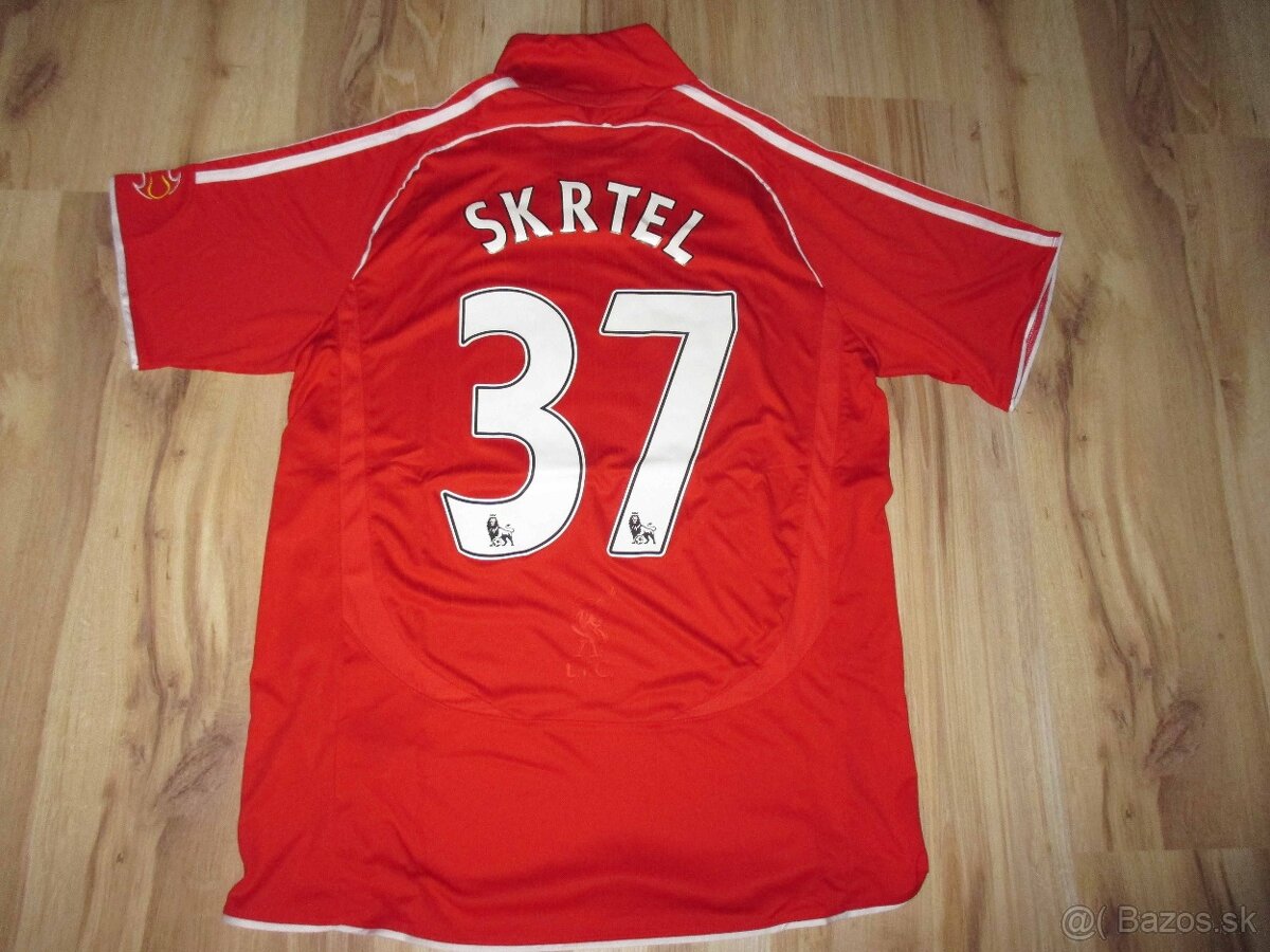 Futbalový dres Liverpool FC Škrteľ 2007/2008 L