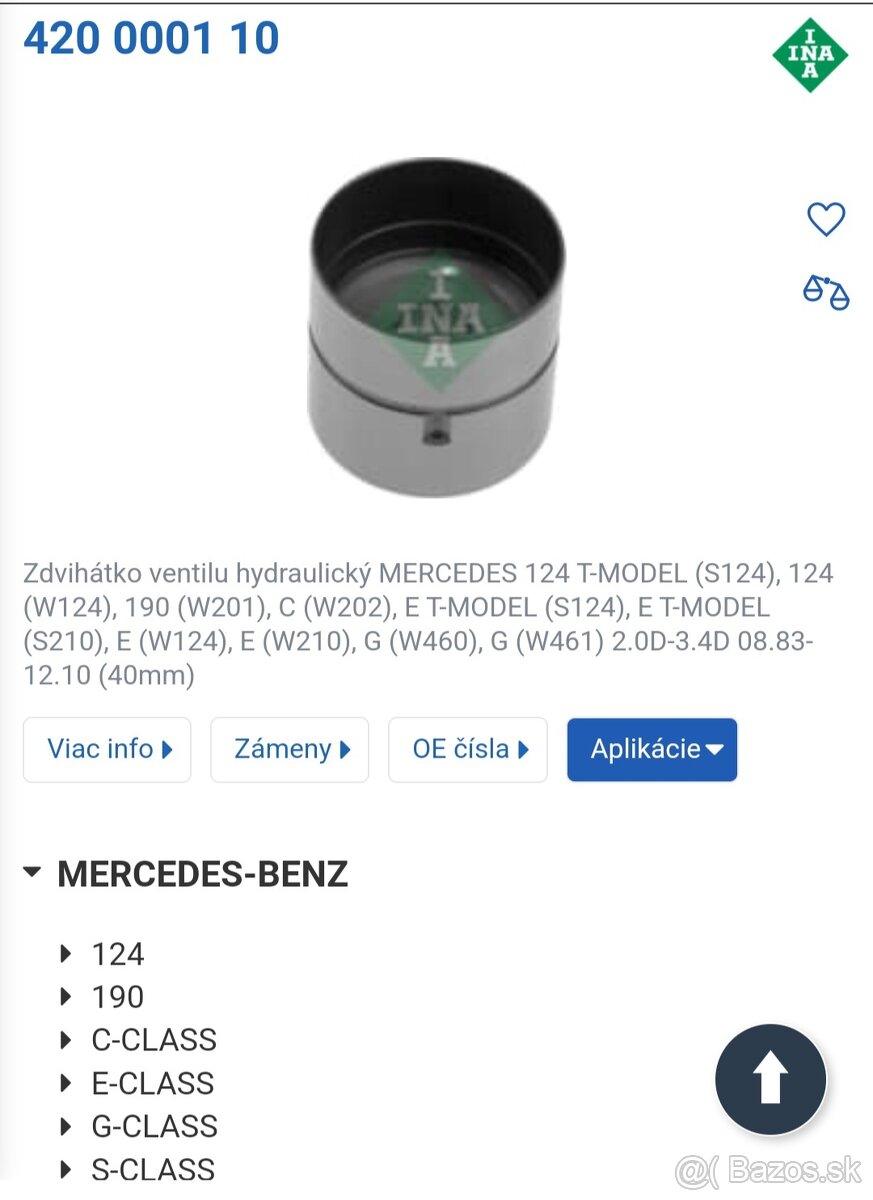 Predam nové hydro zdvihatka na mercedes benz