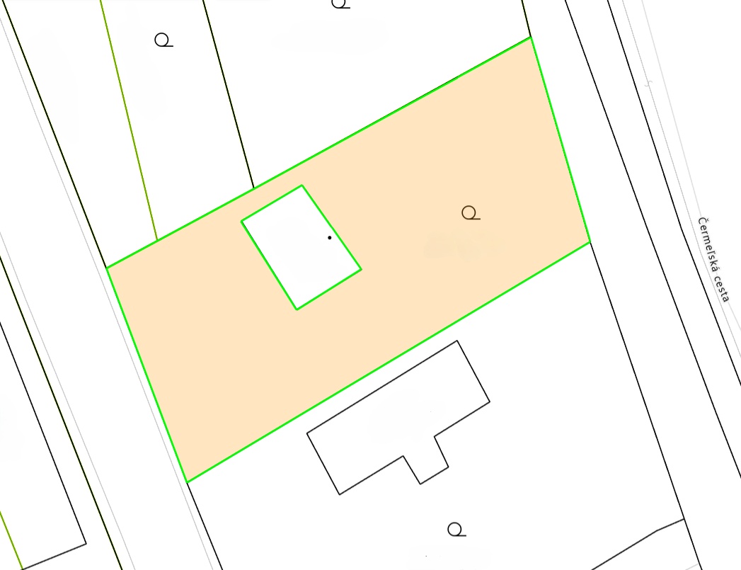 ČERMEĽSKÁ CESTA - Sever pozemok so stavebným povolením
