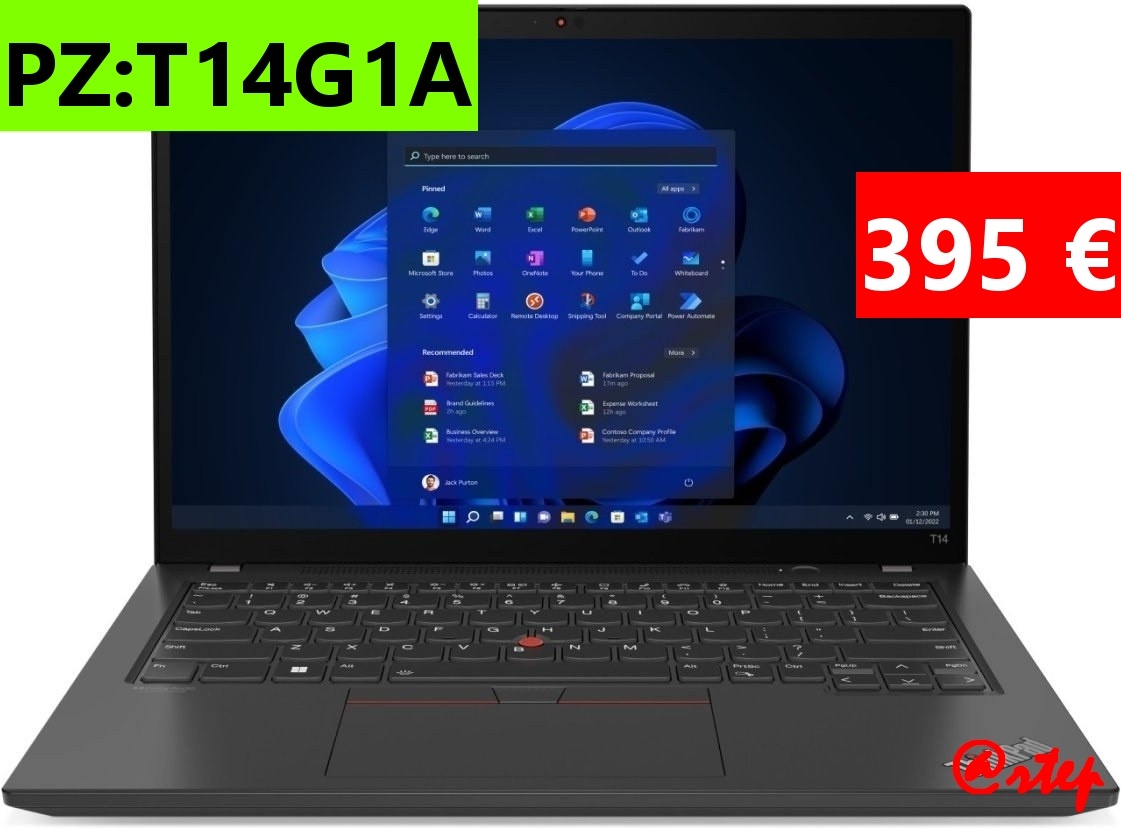 Lenovo ThinkPad T14 - Intel Core i5/ 16GB/ 512GB/W11 (@rtep)