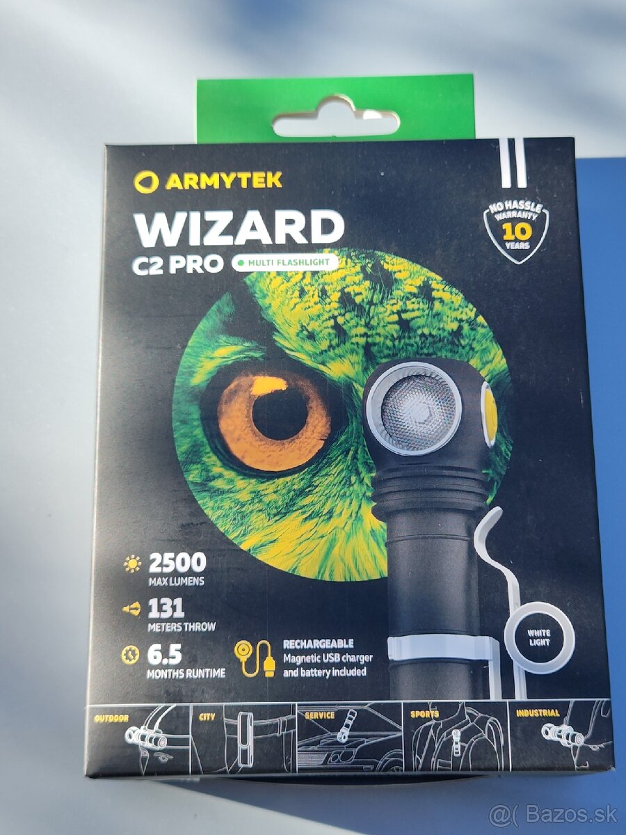 LED čelovka ArmyTek Wizard C2 Pro 2500 lm