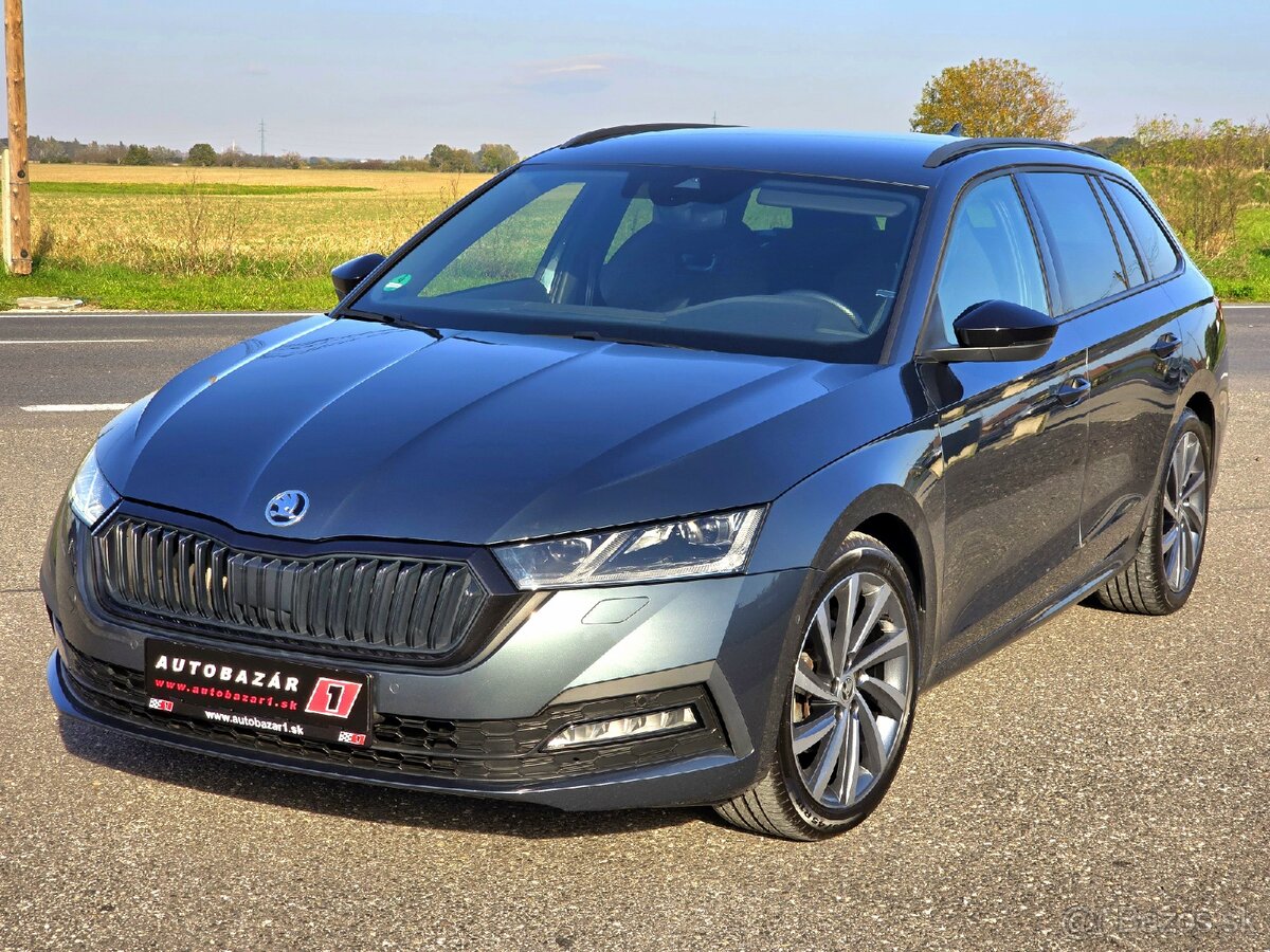 ✅️ŠKODA OCTAVIA 4 SPORTLINE 2.0.TDI,2021,ŤAŽNÉ,CANTON✅️