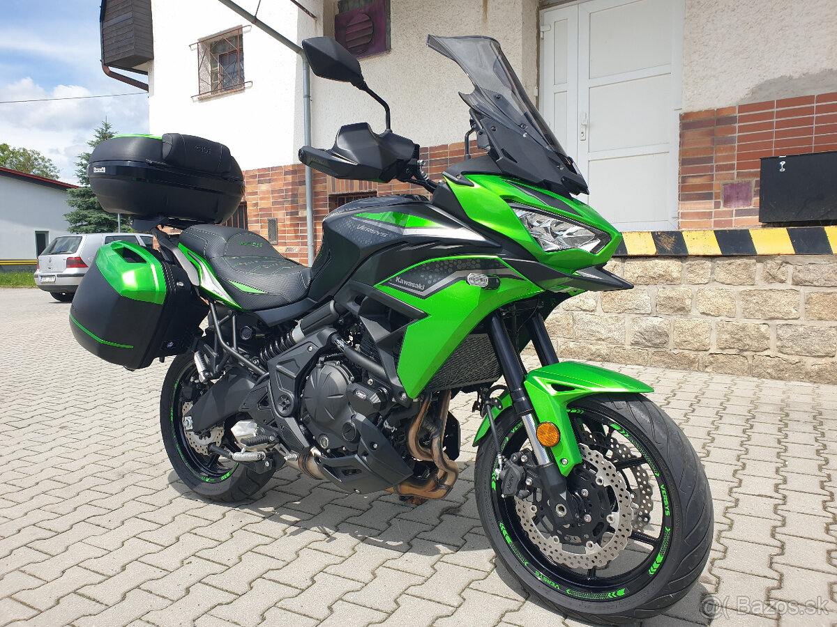 Prodám Kawasaki Versys 650 Tourer, r. v. 2023, ABS, KTRC, ČR