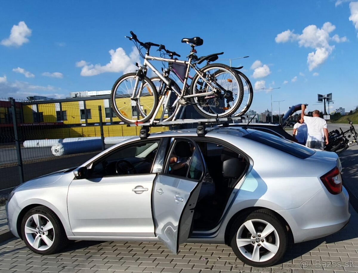 Strešný nosič na bicykel x3 Skoda Rapid