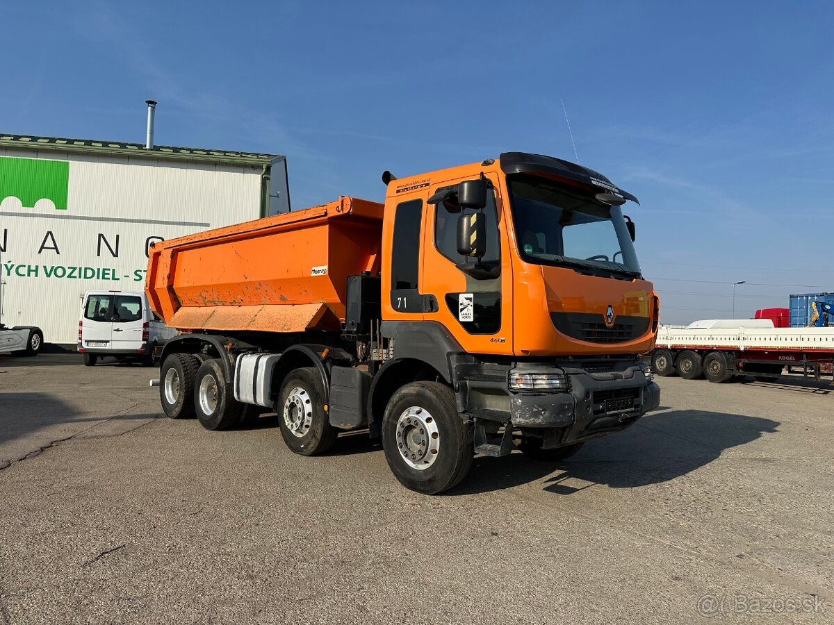 RENAULT KERAX 460.32 jednostranný vyklápač P 8x4  , VIN 085