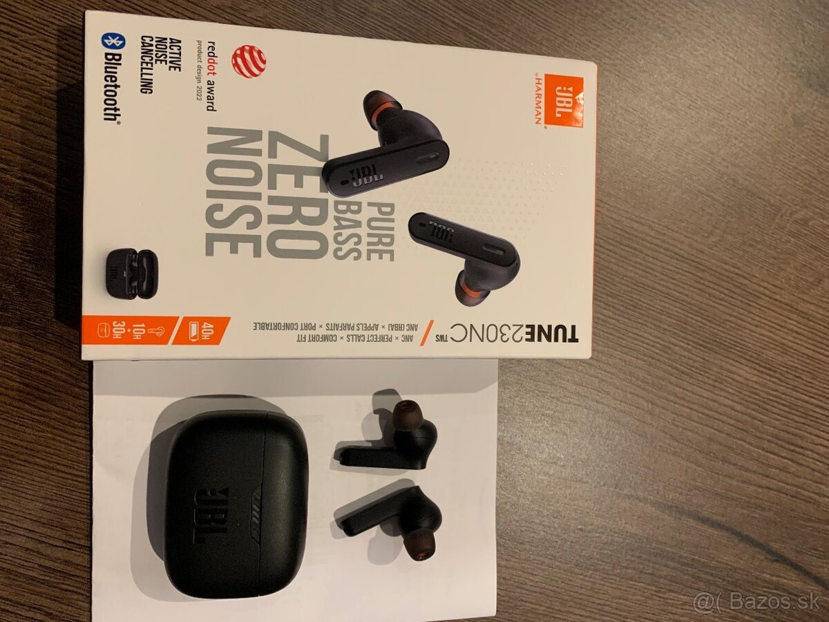 Bezdrôtové slúchadlá JBL T230TWSBK