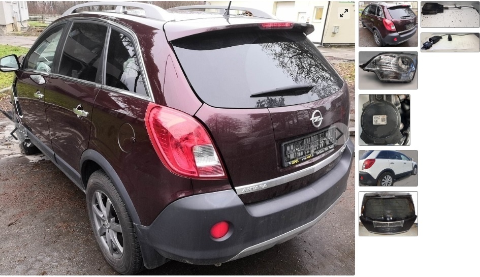 Opel Antara 2.2 CDTi 2015 predám DVERE, PIATE DVERE a iné di