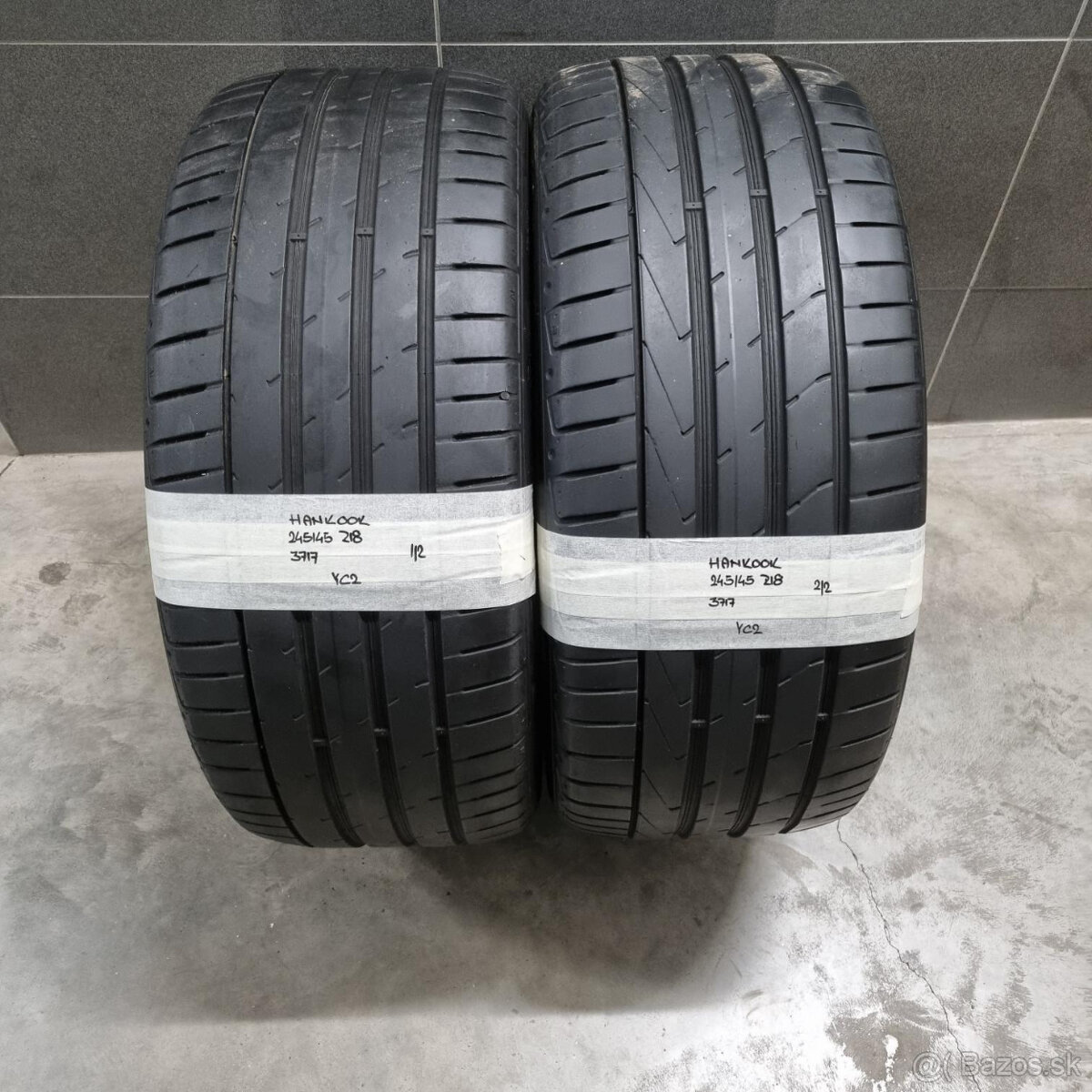 Letné pneumatiky 245/45 R18 HANKOOK DOT3717