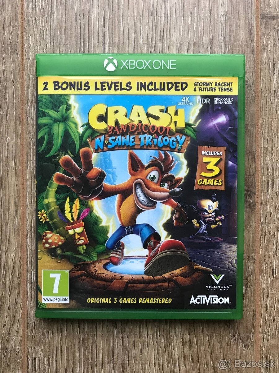 Xbox One hra Crash bandicoot Nsane Trilogy