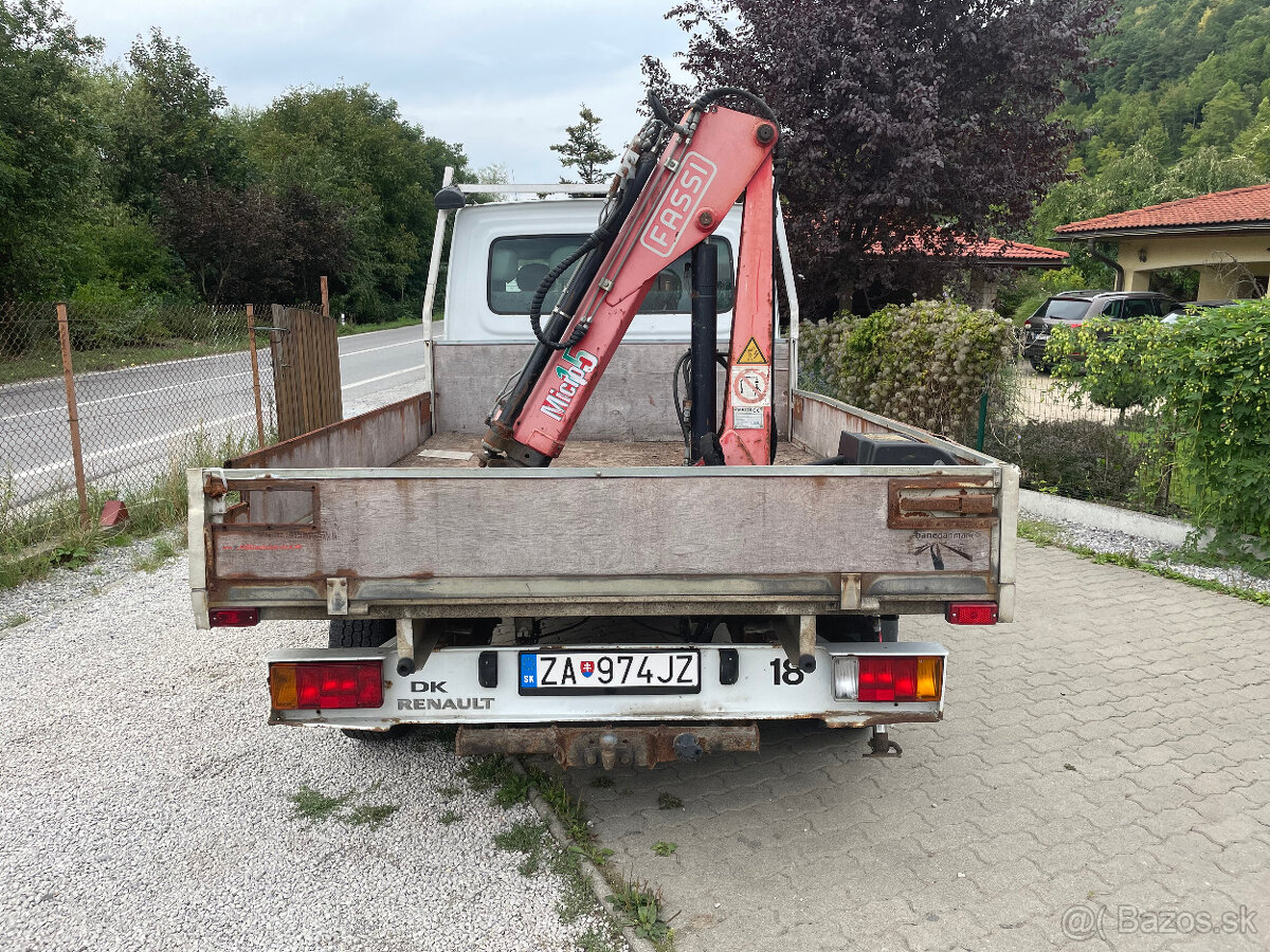 Renault Master Valník 2.5 dci, s hydraulickou rukou, DPH