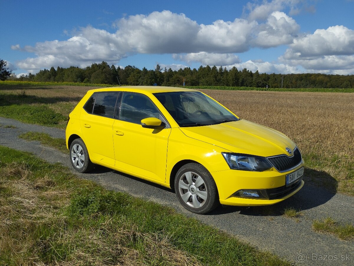 Škoda Fabia 1.2 TSI Yellow