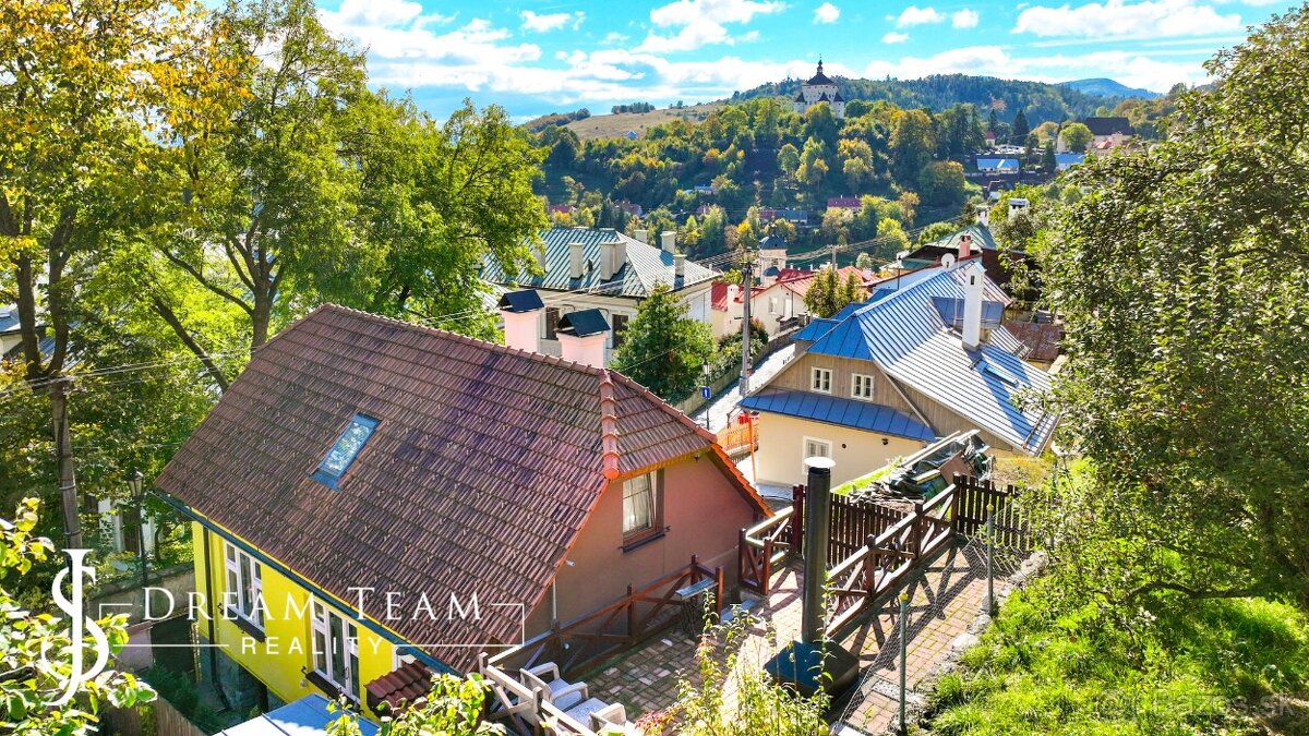 Rodinný dom s terasami v centre mesta Banská Štiavnica