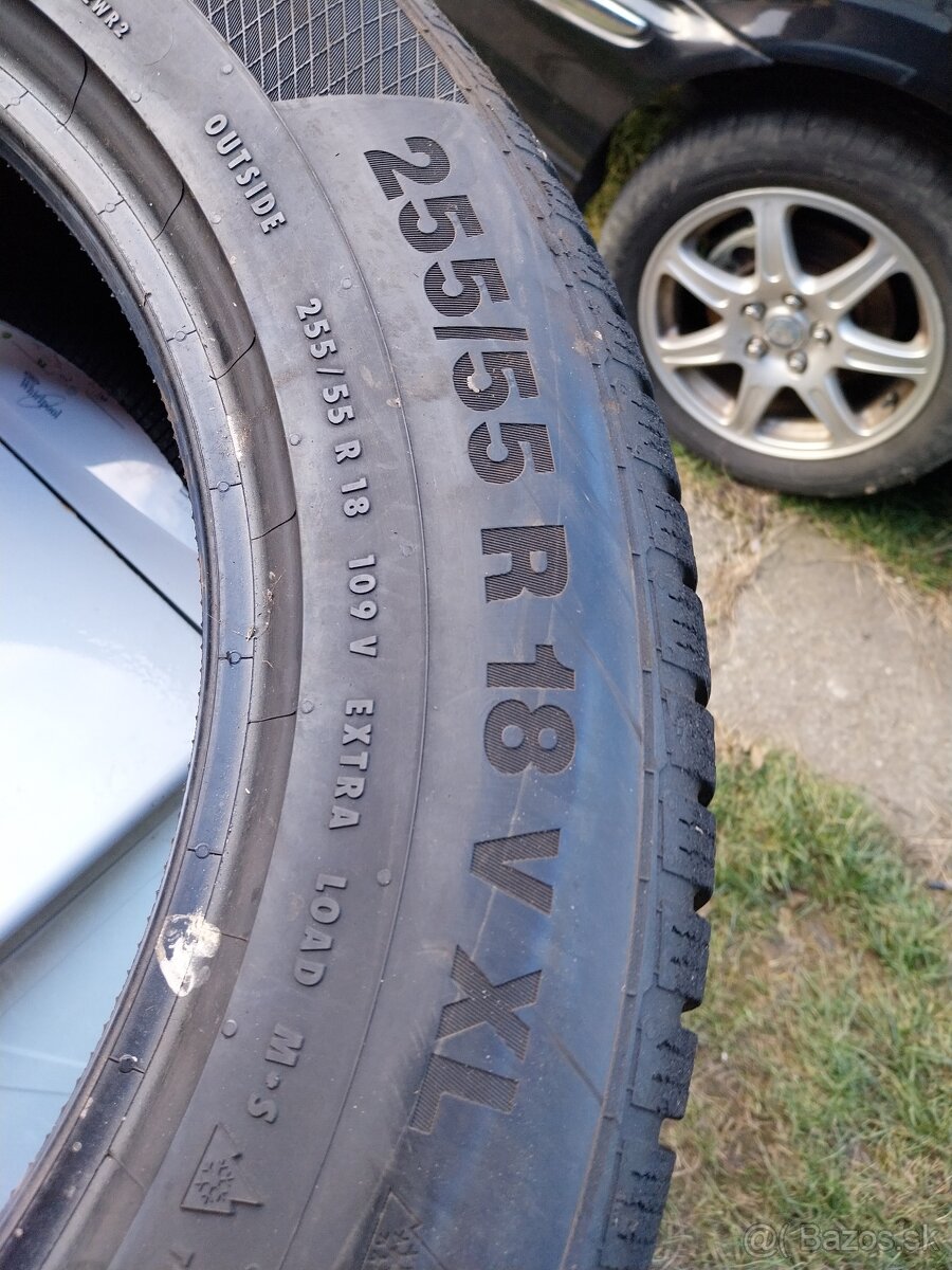 255/55r18 zimne