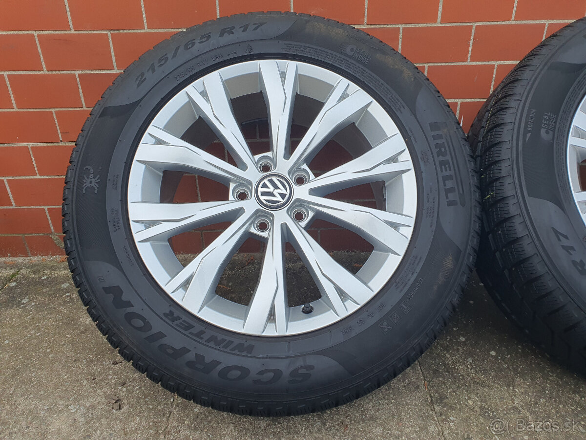 5x112 r17 et40 disky kolesa vw Tiguan alu zimne 215 65 17