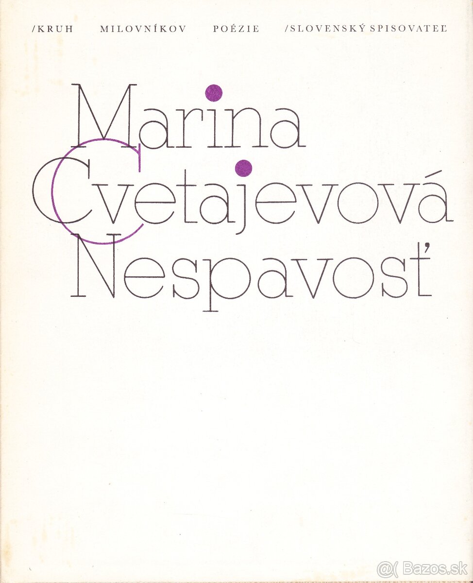 Marina Cvetajevová: Nespavosť