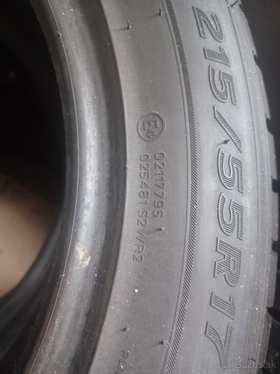 215/55R17 zimné jazdené