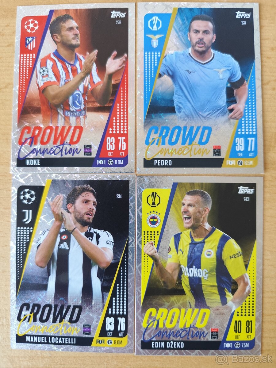 Futbalové kartičky Topps Match Attax extra 2024/25