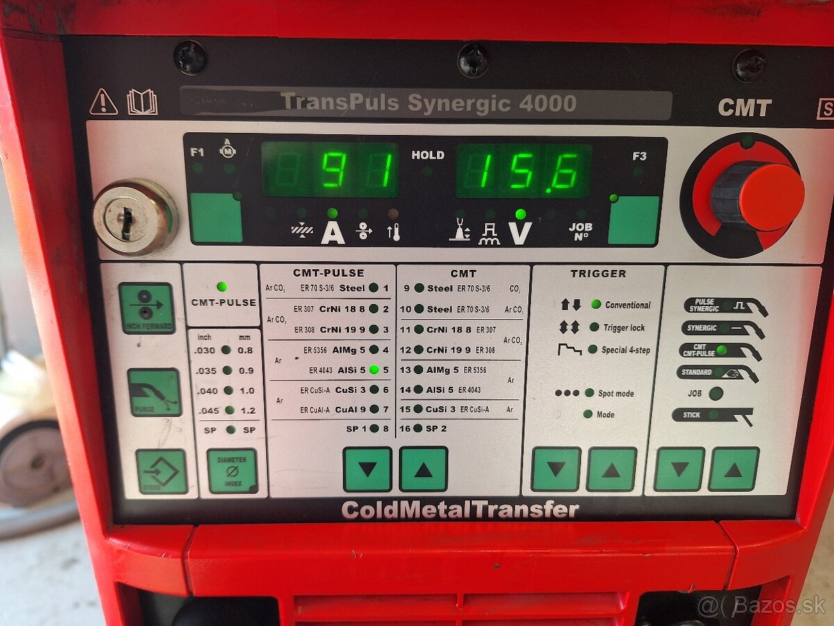 Predám zváračku Fronius transpuls-synergic 4000CMT