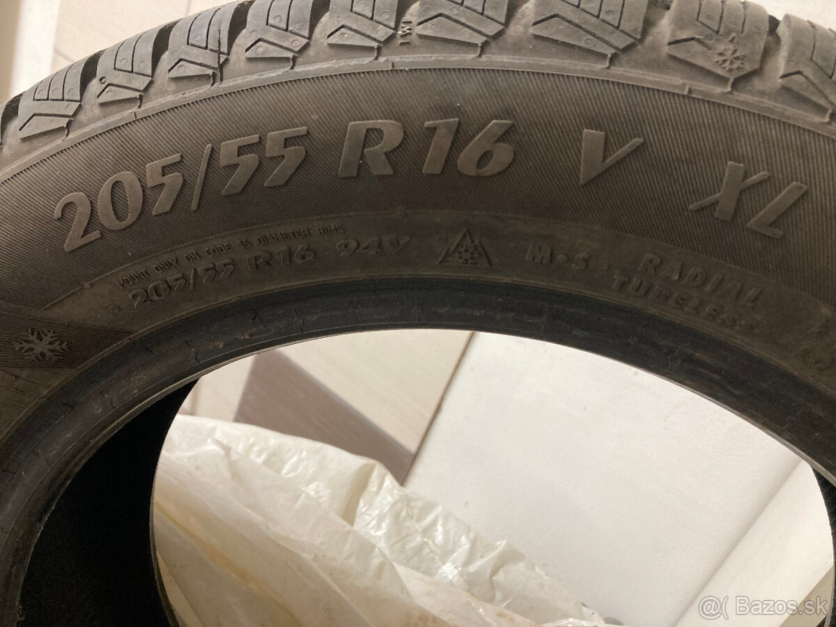 Predám zimné pneu 205/55 R16