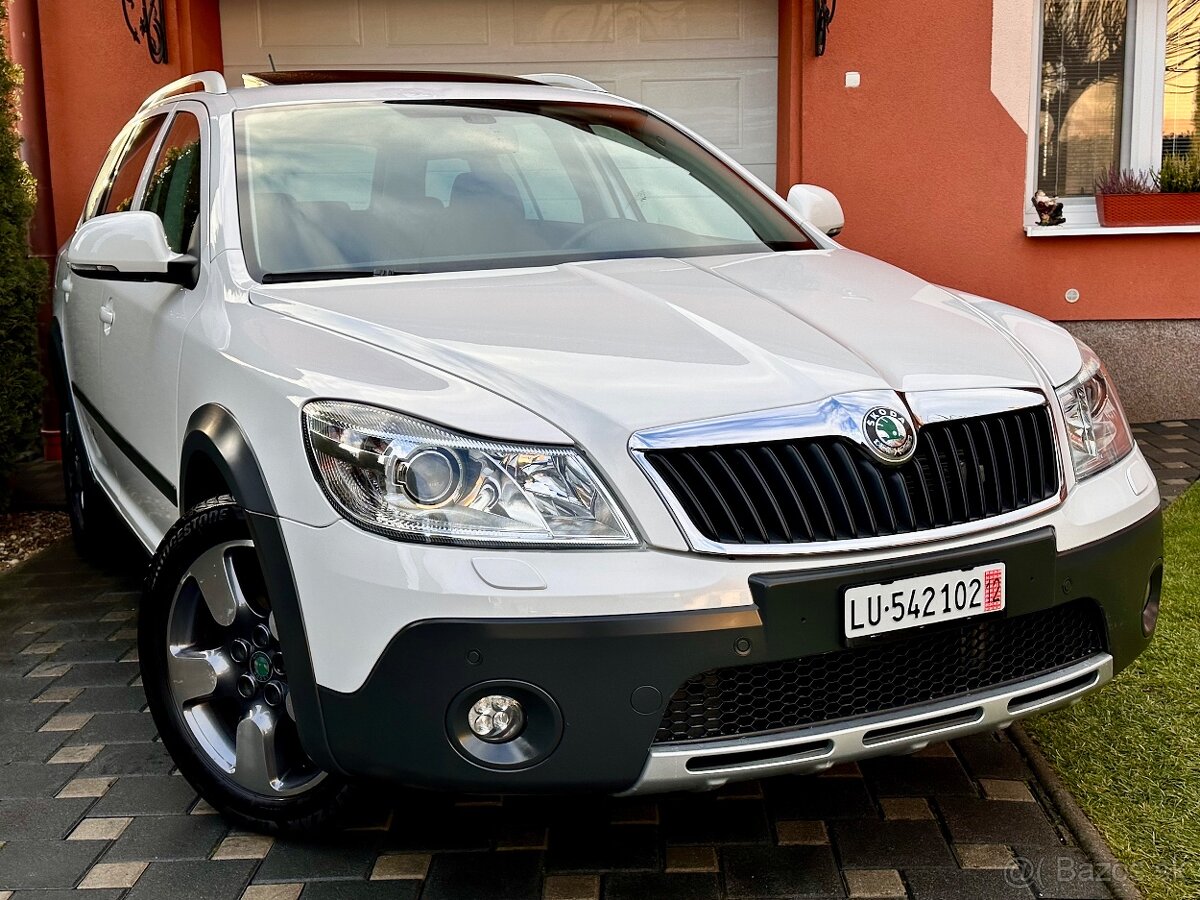 Škoda Octavia Combi Scout 4×4 - 2.0CR TDi 103Kw 140Ps.+Šíber