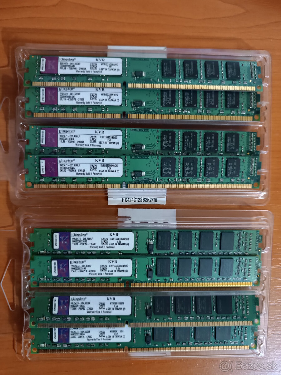 03 PREDAM PAMATE DDR3 4X2GB , 2X2GB, 2X4GB