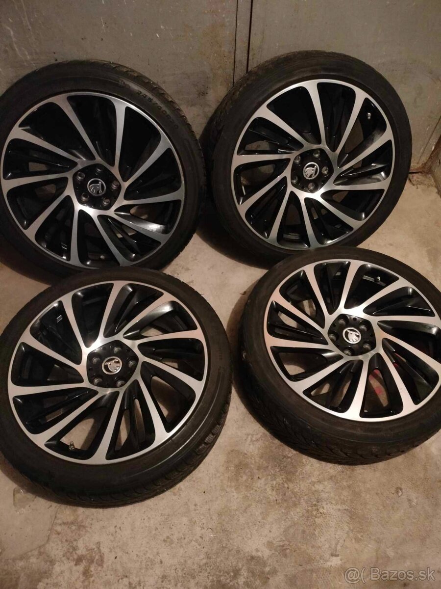 4ks alu disky R20 5x112 Škoda Audi VW BMW