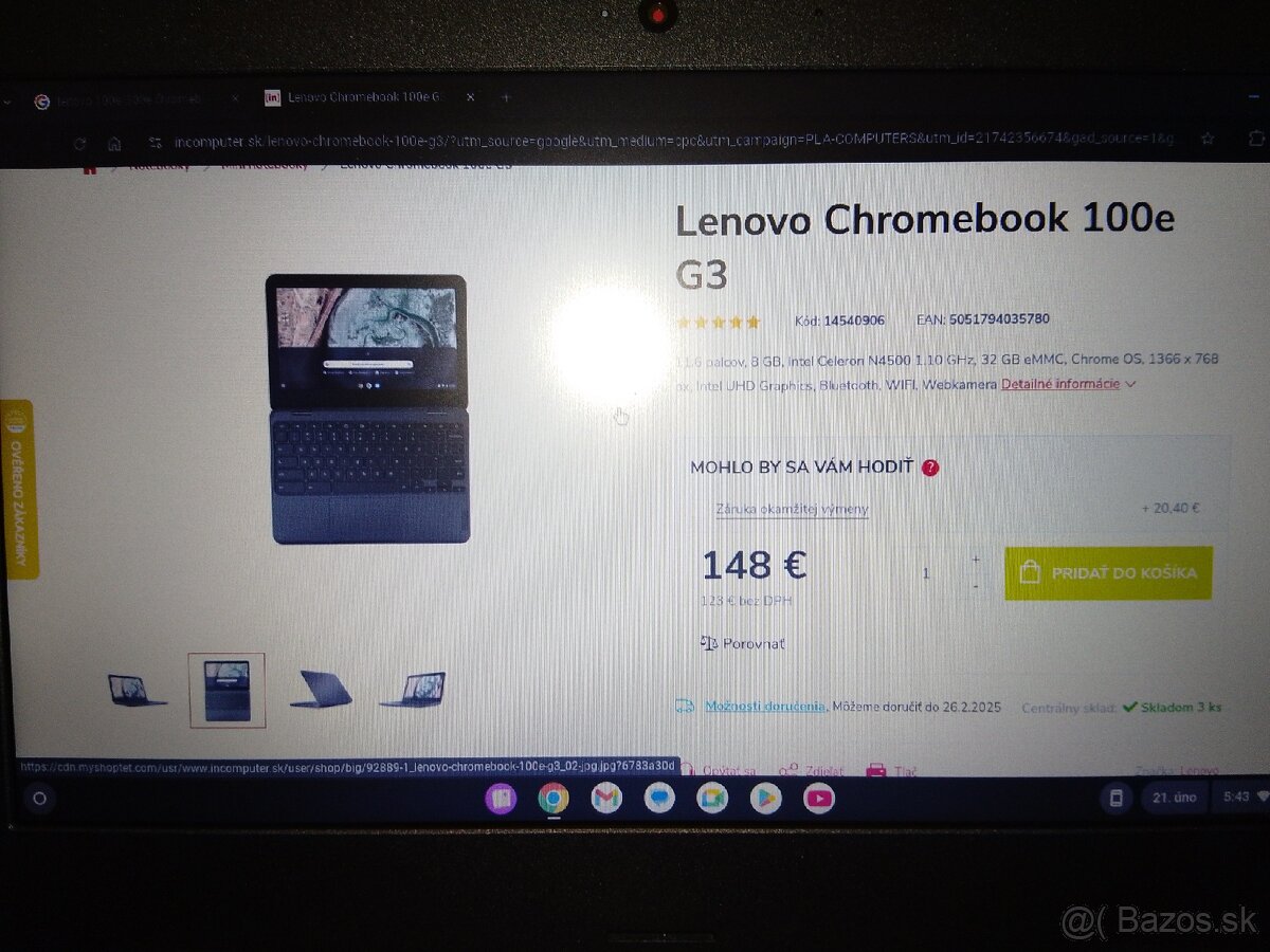 LENOVO 100e/300e CHROMEBOOK GEN 3 