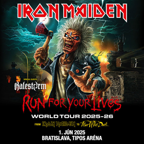 IRON MAIDEN Bratislava 01.06.2025 ístky na státie