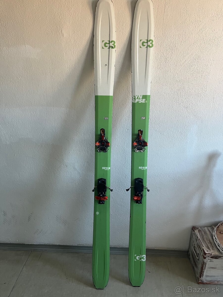 Skialp lyže G3 Synapse 101mm 180cm set