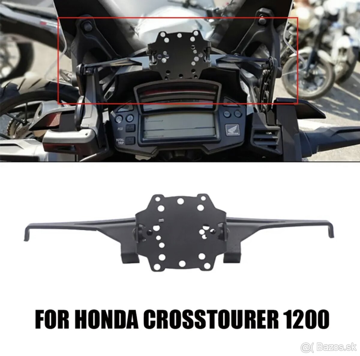 Honda Crosstourer drziak na navigaciu, telefon