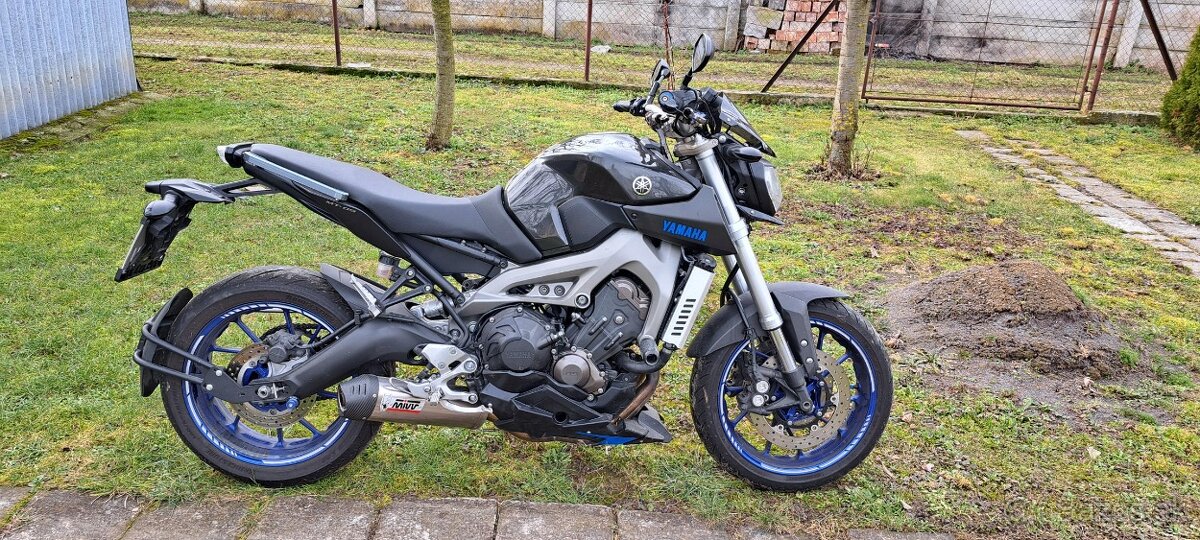 Predám Yamaha MT 09 , 2014, 18 000 km STK 06.2026