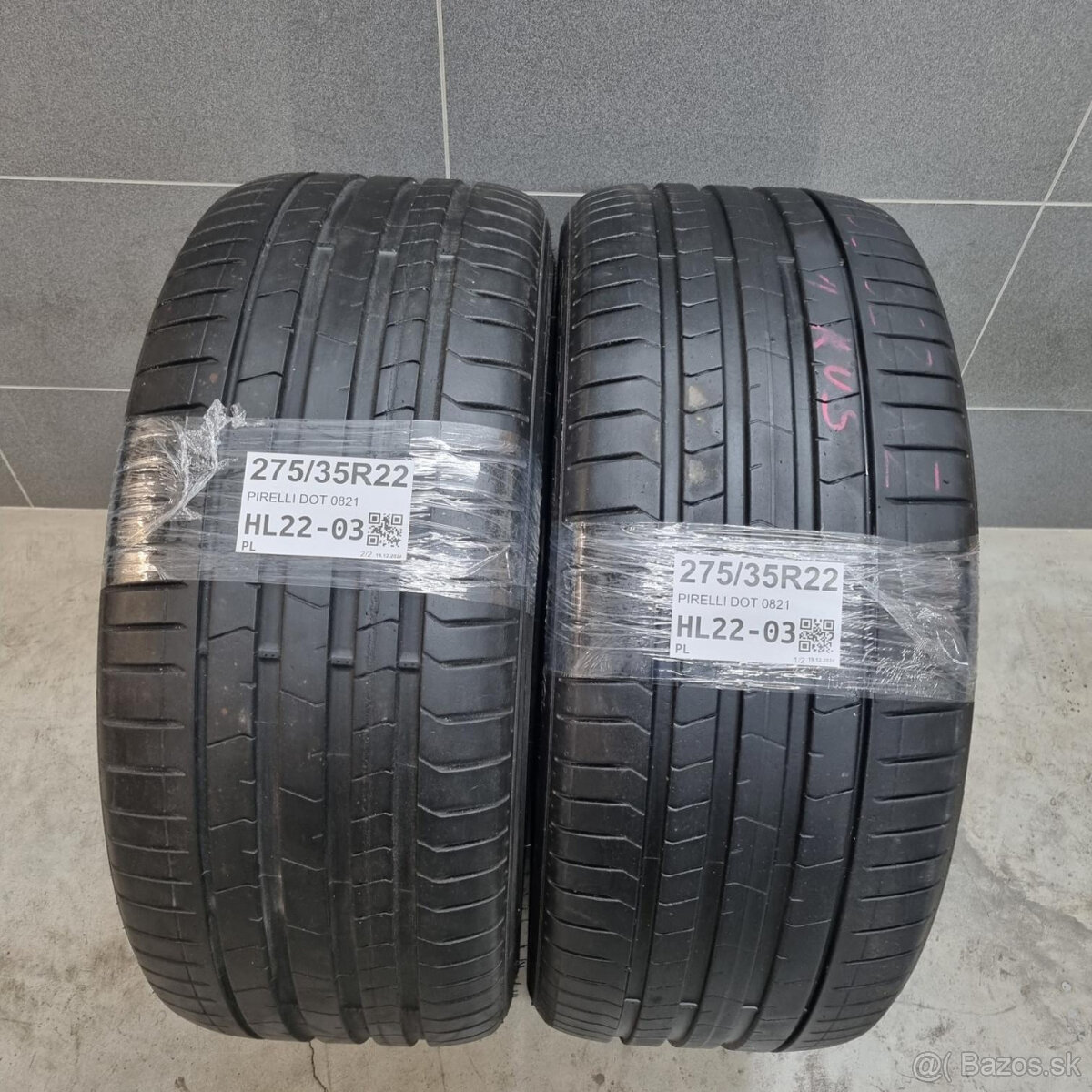 Letné pneumatiky 275/35 R22 PIRELLI DOT0821