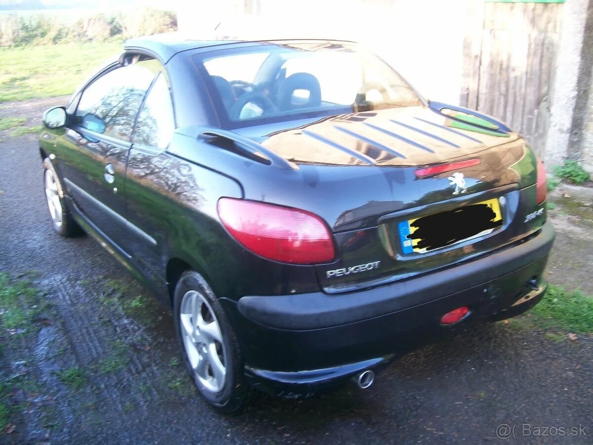 Peugeot 206 cc na náhradné diely