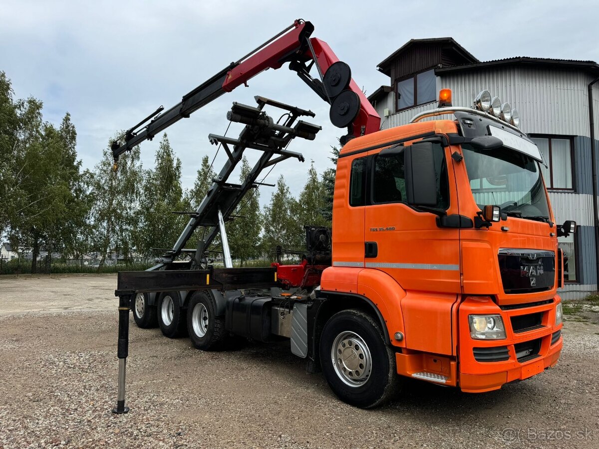 MAN TGS 35.480 + Hydraulická ruka