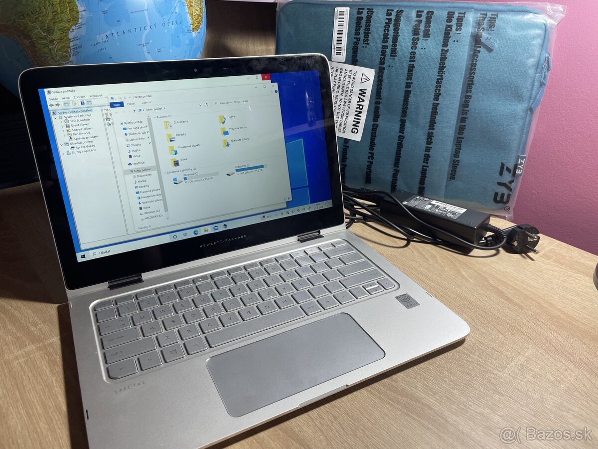 Ultrabook HP Spectre 360 + taška + adaptér