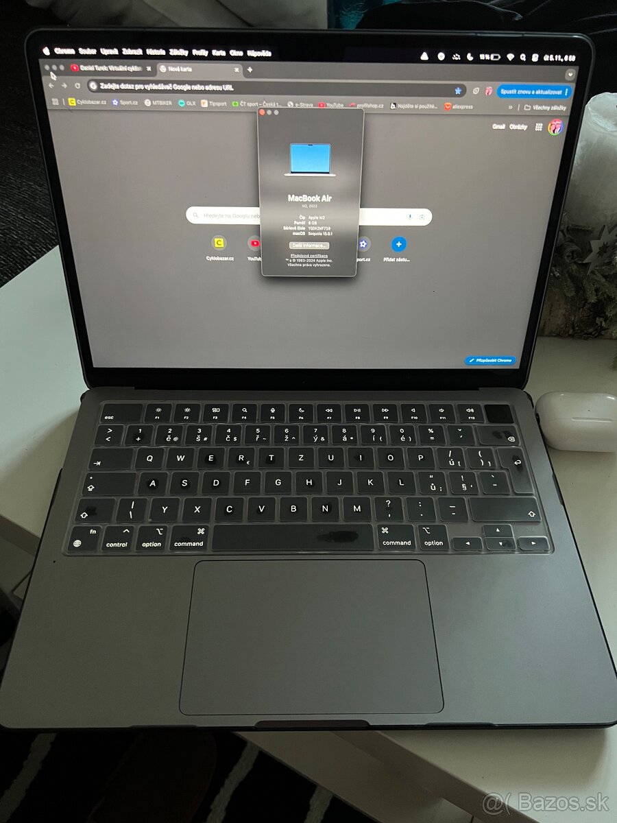 Apple Macbook Air M2 8/256GB  13.6”Cz