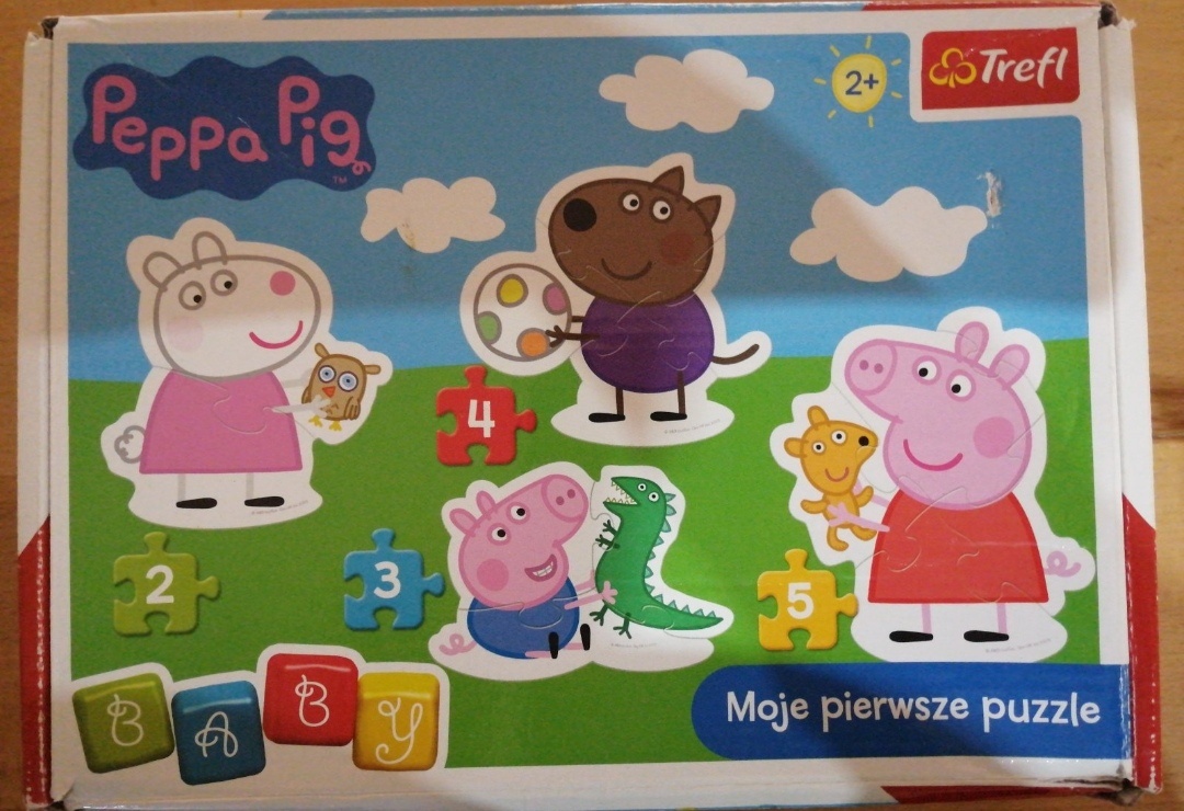 Peppa pig prvé puzzle