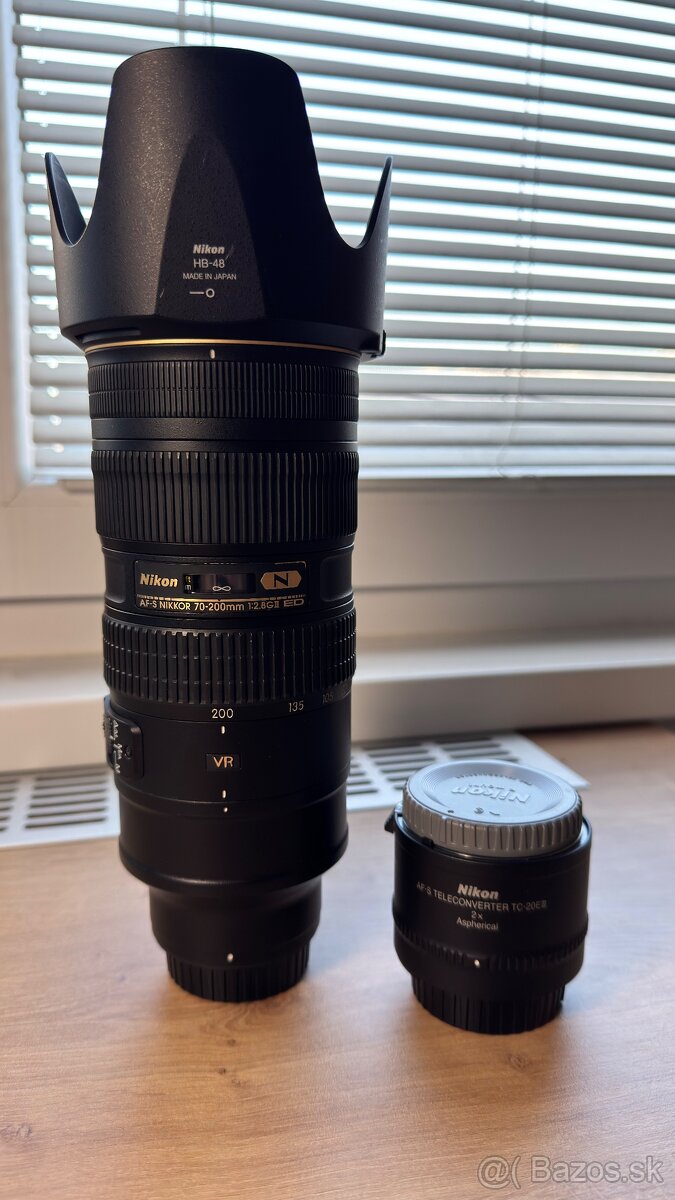 NIKKOR 70-200 f2,8GII + TC-20E lll Aspherical