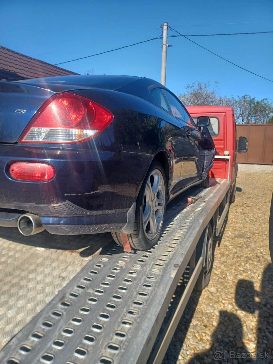 Rozpredám Hyundai Coupe 2.0 105kw G4GC