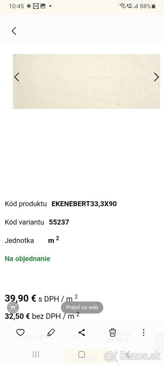 Obklad 33,3 x 90