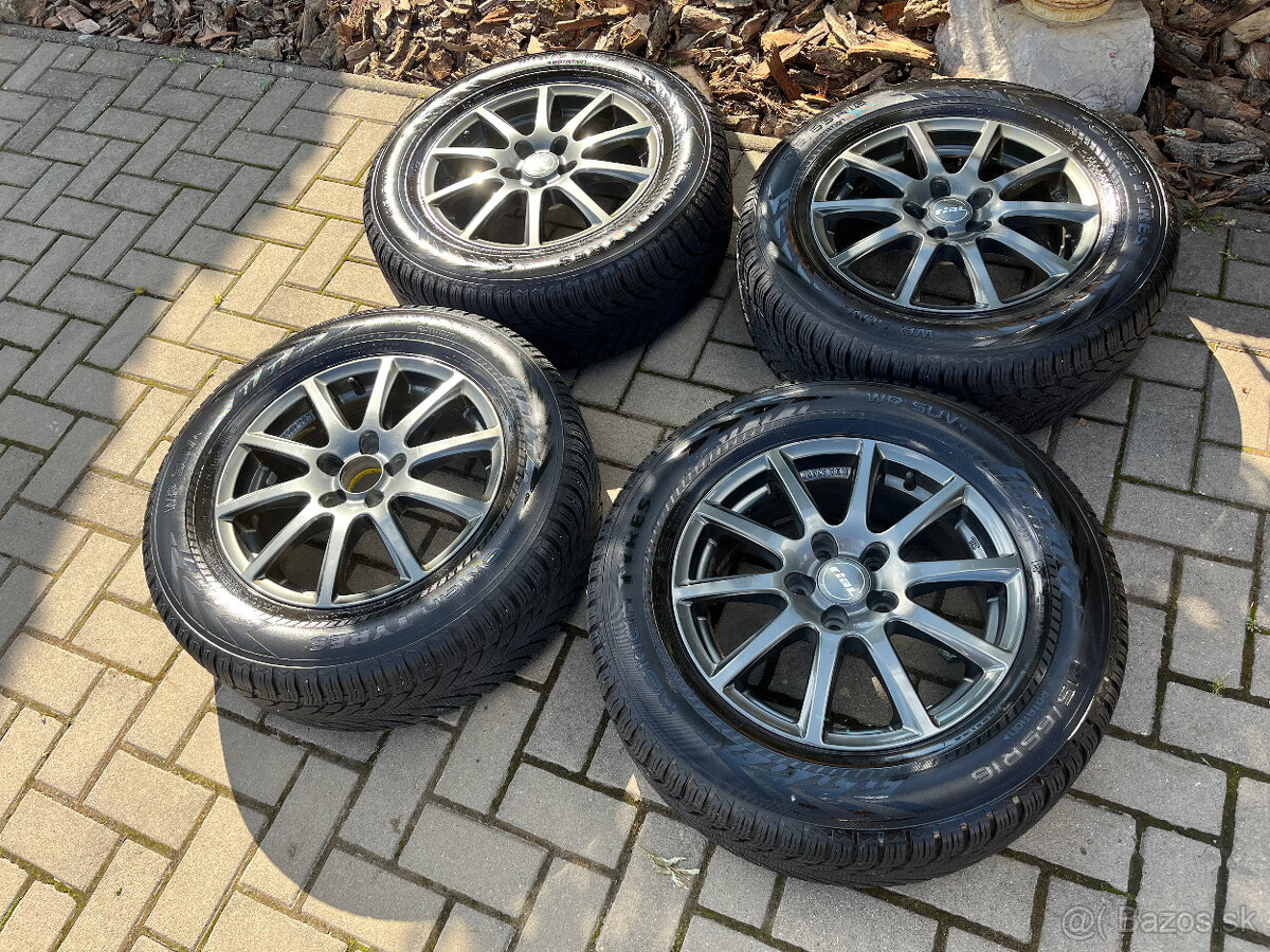 Alu disky Rial Milano 215/65 R16 na zimných pneu