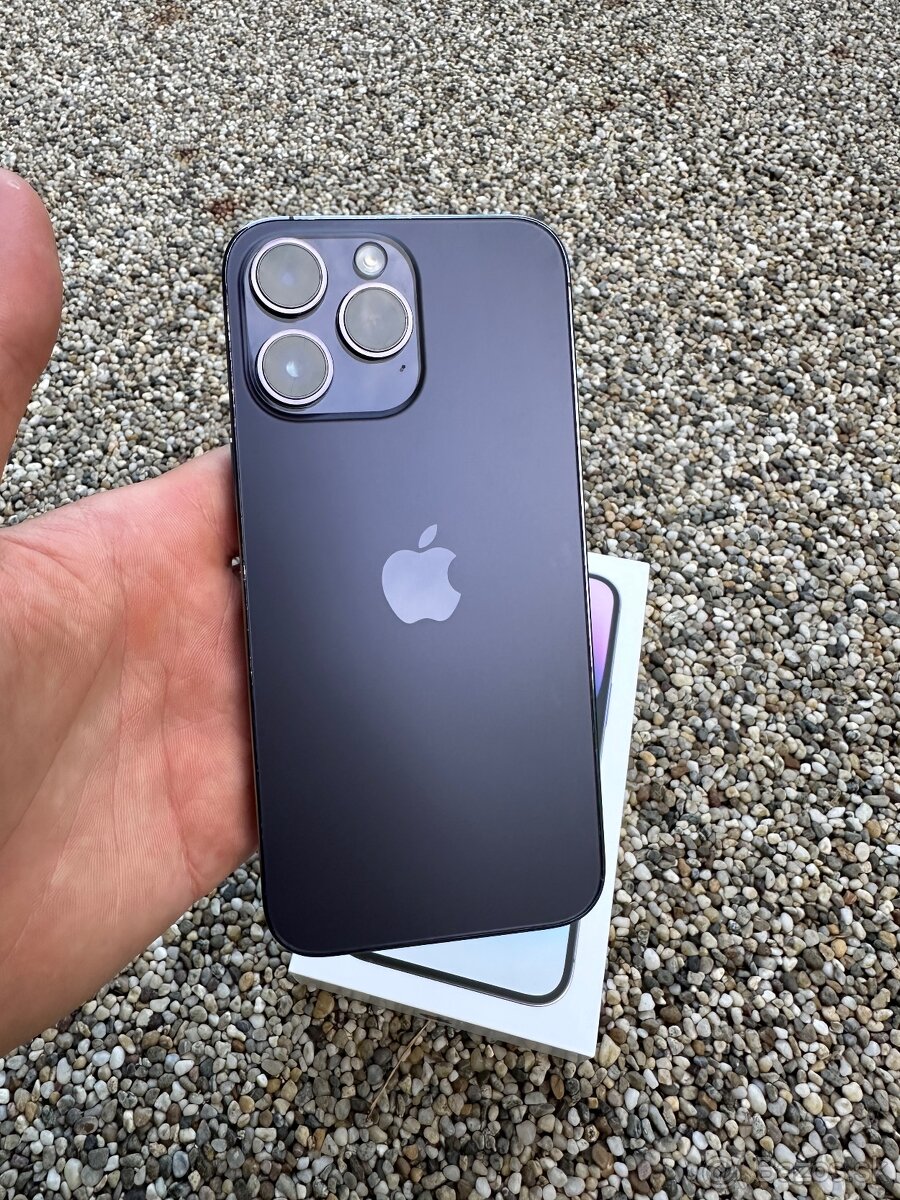 iPhone 14 pro 256GB - baterie 100% Purple