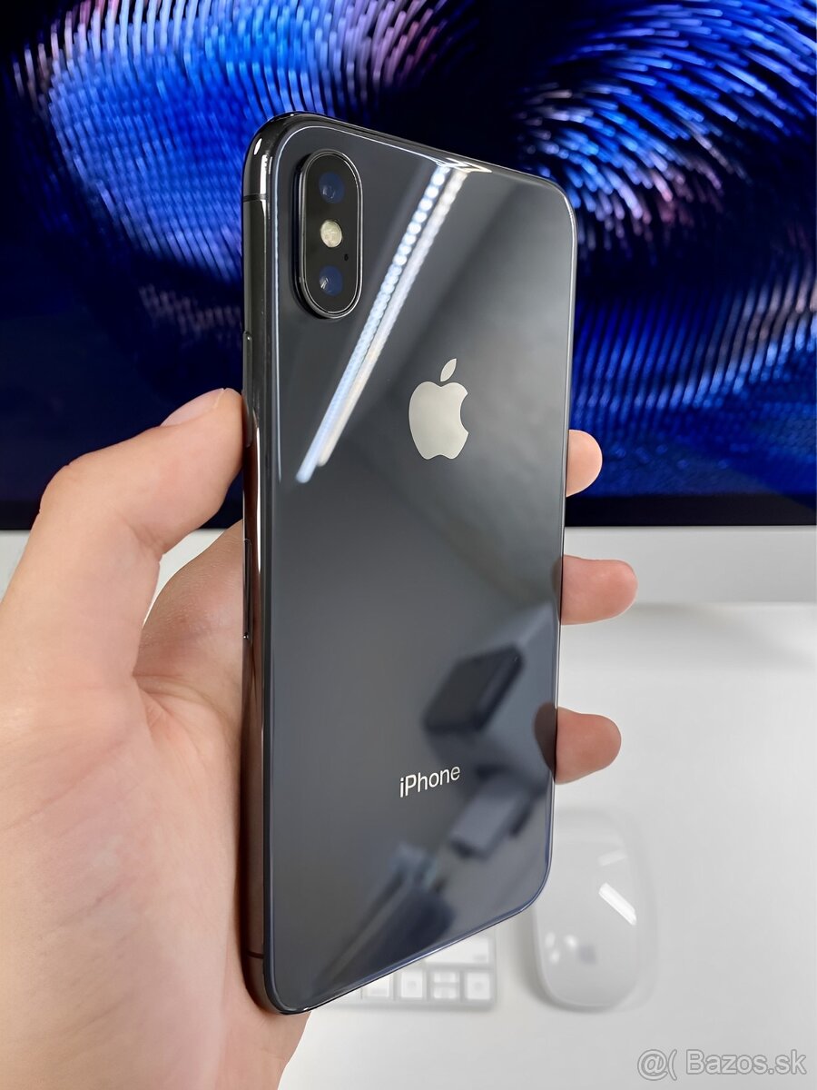 iPhone X Space Gray KONDICE BATERIE 100% TOP