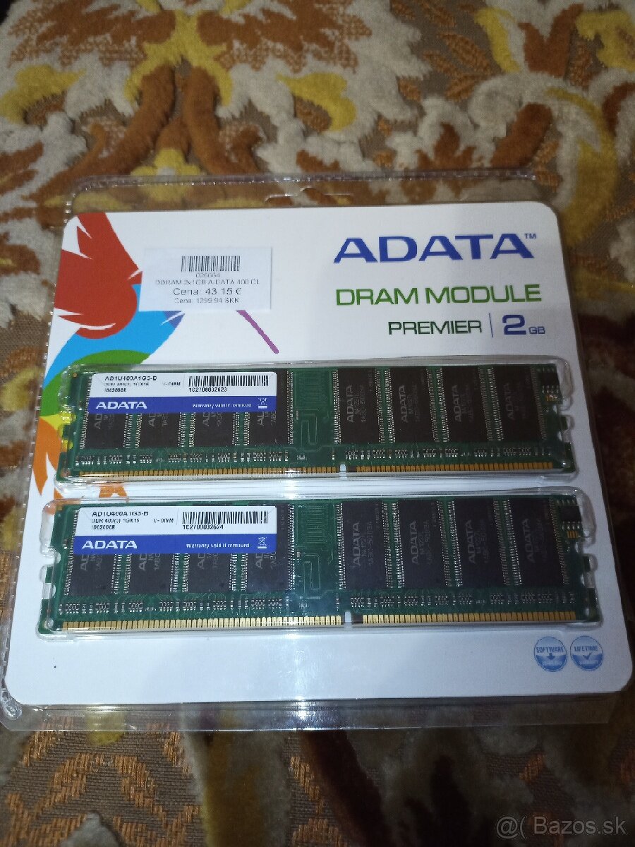 Predam ddr1, ddram 2x1GB, 400 CL