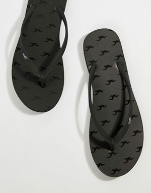 FLIP-FLOP šľapky HOLLISTER veľ.XS čierne